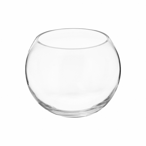Pecera esferica de vidrio 13x16,5 cm