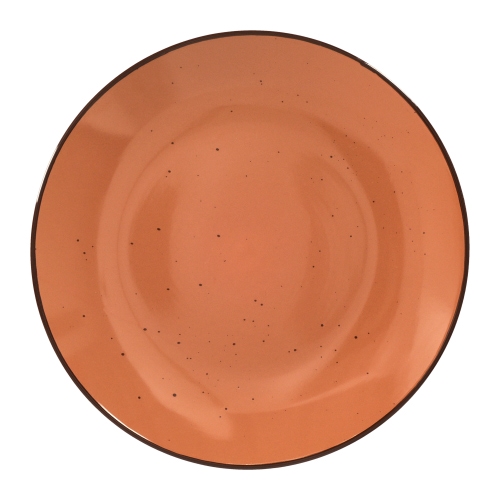 Plato comida cerámica rústico 27,4x3 cm