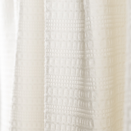 Cortina de baño algodón texturizado 180x190 cm