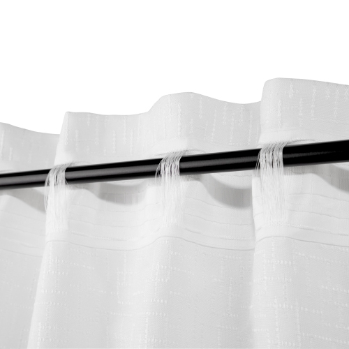 Set 2 cortinas poliéster liso con presillas 140x240 cm