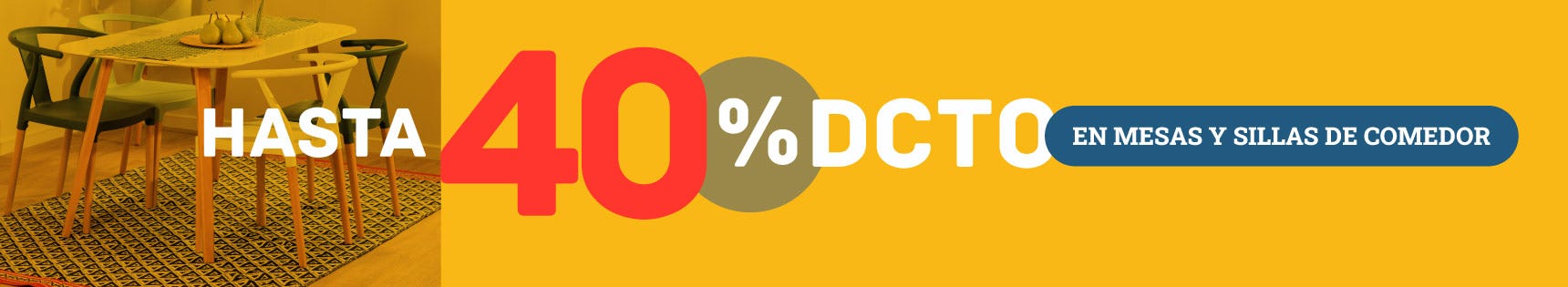 ofertas Cyber mesas y sillas
